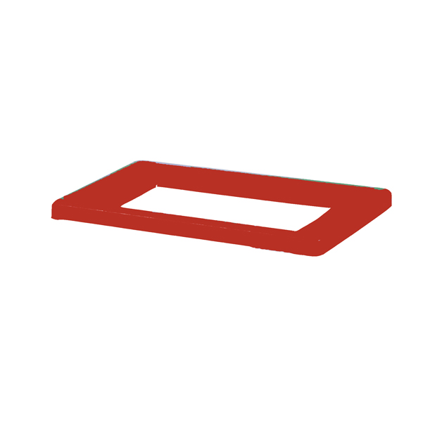  Coperchio per contenitore Bob Color - 20x2 cm - rosso - Medial 