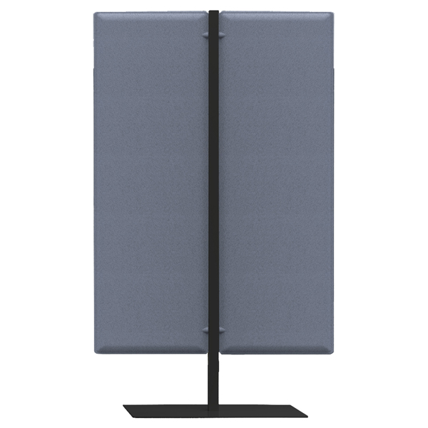  Piantana Moody - a 2 pannelli - H 160 cm - grigio 