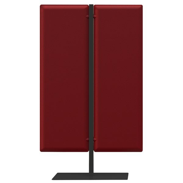  Piantana Moody - a 2 pannelli - H 160 cm - rosso 