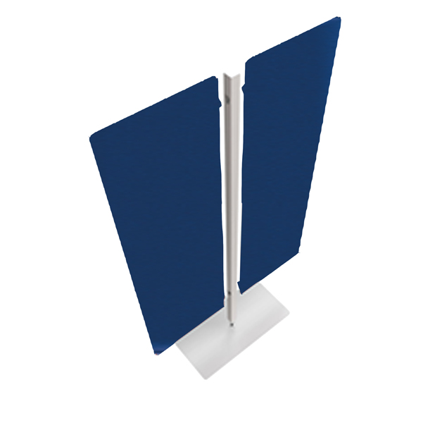  Piantana Moody - a 2 pannelli - H 180 cm - blu 