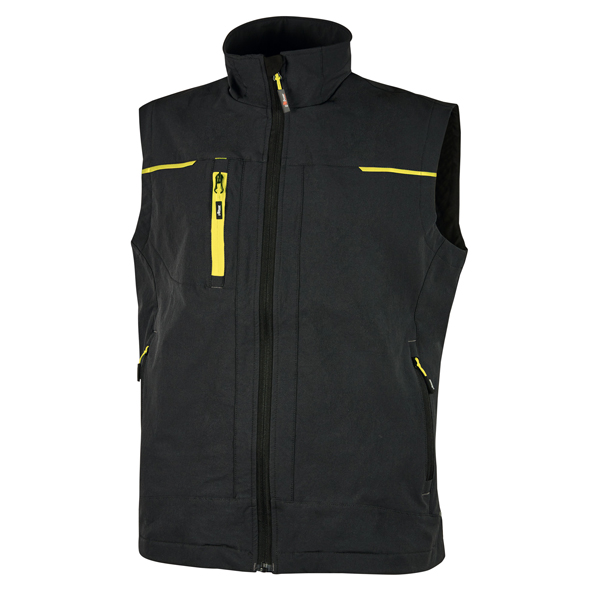  Gilet da lavoro Saturn - nero/giallo - taglia M - U-Power 
