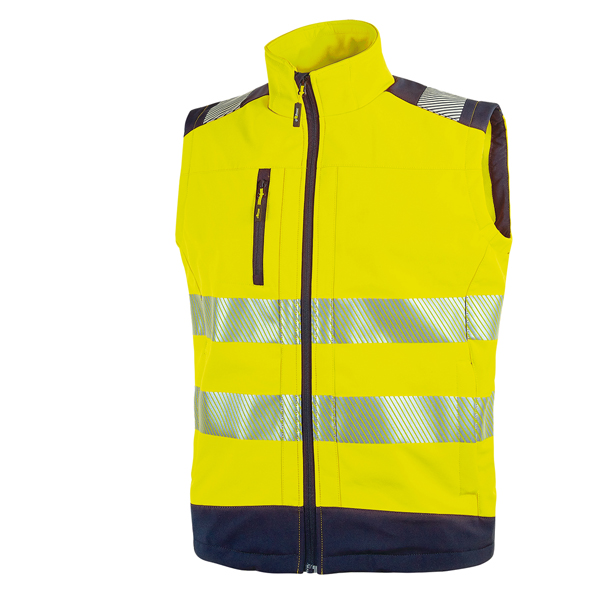  Gilet alta visibiltà Softshell Dany - taglia XL - giallo fluo - U-Power 