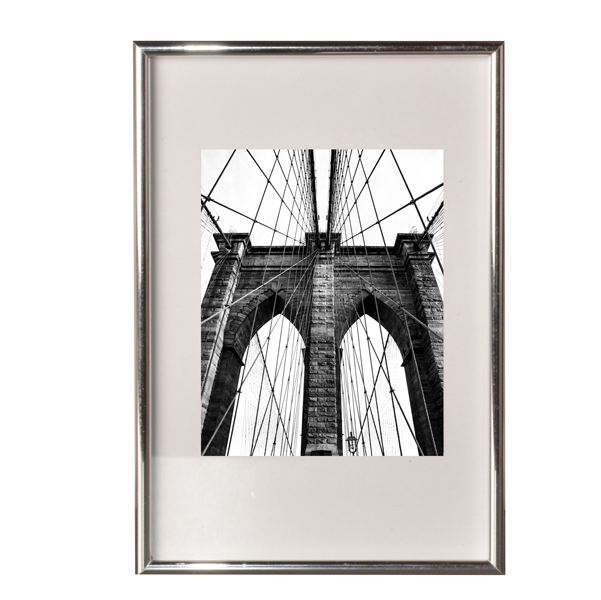  Cornice in PVC e crilex - A4 - argento - Methodo 