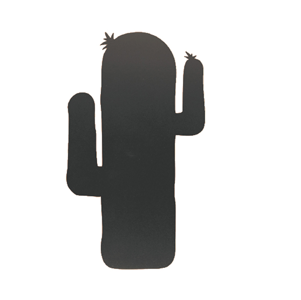  Lavagna da parete Silhouette - forma cactus - 39,6 x 29 cm - nero - Securit 