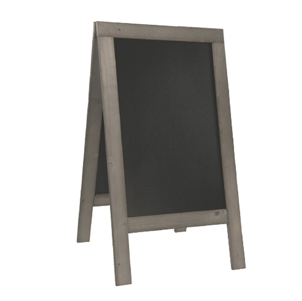  Lavagna Sandwich Nature - 131 x 72,7 x 72 cm - legno grigio - Securit 