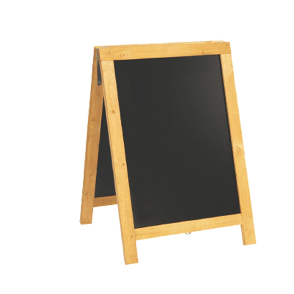  Lavagna Sandwich Nature - 85 x 54,5 x 44 cm - legno naturale - Securit 