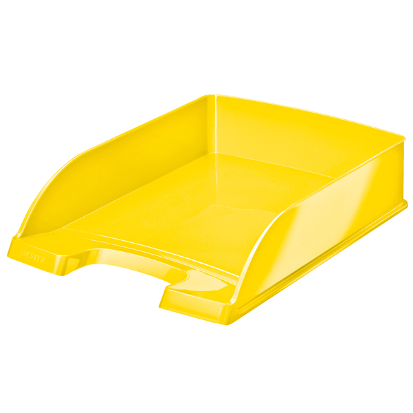  Vaschetta portacorrispondenza WOW - 25,5 x 35,7 x 7 cm - giallo - Leitz 