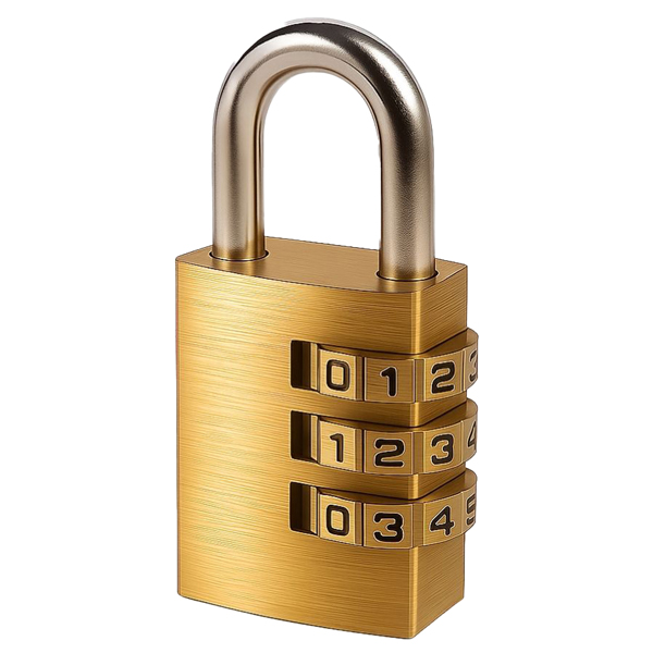  Lucchetto con combinazione - 20 mm - Metalplus 