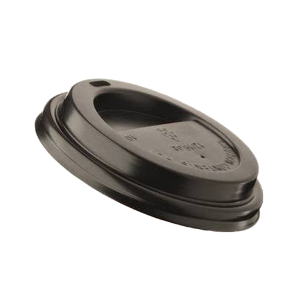  Tappo in polistirene per bicchiere da 240 ml - nero - Leone - conf. 1000 pezzi 