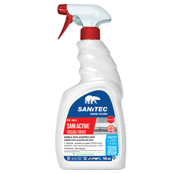  Disinfettante sgrassatore Sani Active - 750 ml - Sanitec 