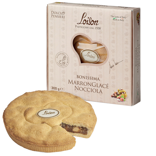  Torta Bonissima - marronglacé nocciola - 300 gr - Loison 