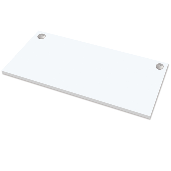  Piano di lavoro per scrivania Cambio - 180 x 80 x 2,5 cm - bianco - Fellowes 
