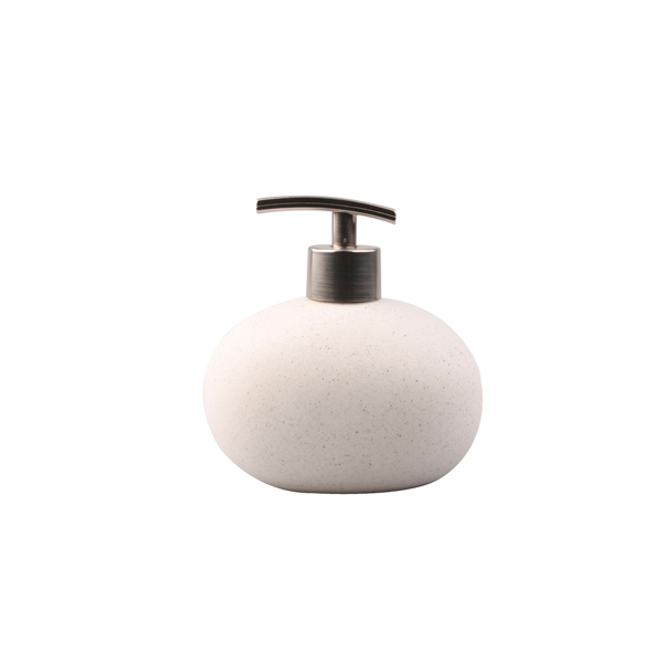  Dispenser sapone liquido linea Stone - bianco - King Collection 