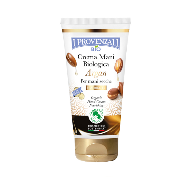  Crema mani biologica - Argan - I Provenzali - 75 ml 