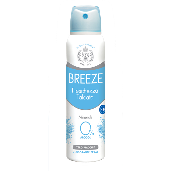  Spray deodorante - freschezza talcata - 150 ml - Breeze 