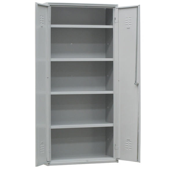  Armadio multiuso in metallo - a 2 ante - 100 x 40 x180 cm - grigio - Fasma 