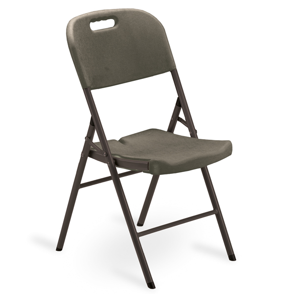  Sedia Horeca - pieghevole - 88 x 50 x 45 cm - HDPE - noce - Garden Friend 