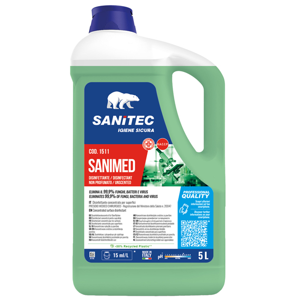  Disinfettante concentrato Sanimed - 5 Lt - Sanitec 