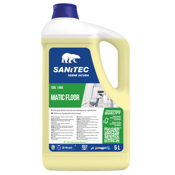  Detergente alcalino universale Matic Floor - 5 L - Sanitec 
