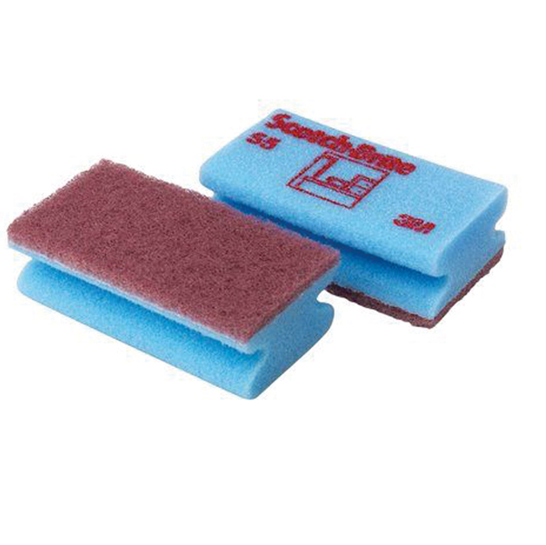  Spugne accoppiate - blu - Scotch-Brite - conf.10 pezzi 