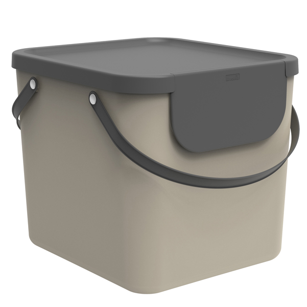  Pattumiera Albula - 40 L - cappuccino - Rotho 