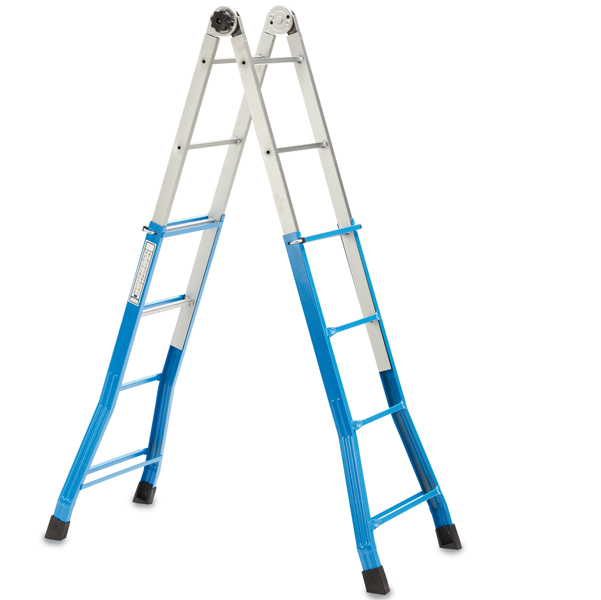  Scala telescopica Everest - 4+4 gradini - acciaio - Garden Friend 