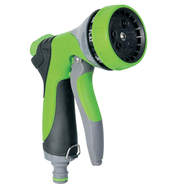  Pistola a doccia - 7 getti - alluminio - Verdemax 