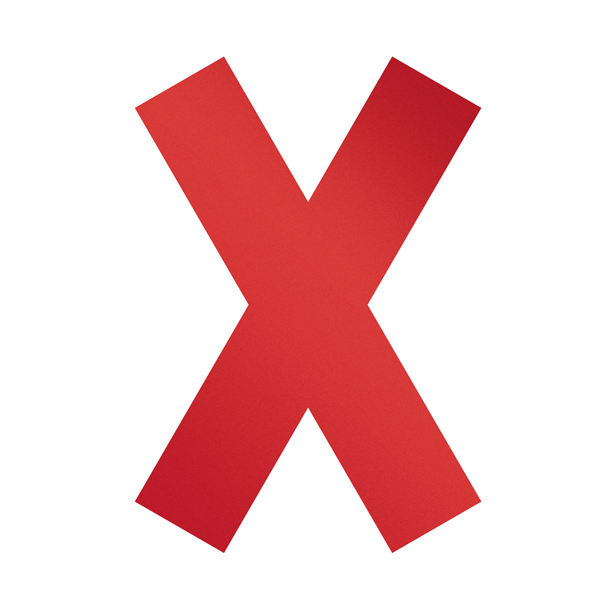  Adesivo da terra - "croce" - 13,5 x 0,02 x 19,3 cm - Durable - conf. 5 pezzi 