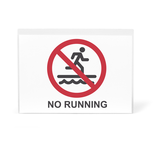  Buste portadocumenti adesive - da parete - A4 - Djois - conf. 10 pezzi 