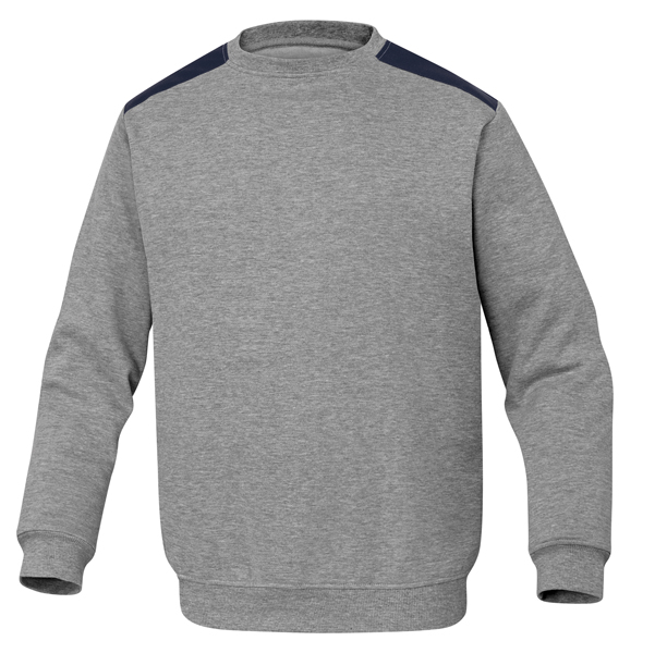  Felpa sportivo Olino - pile - tg. XL - grigio - Deltaplus 