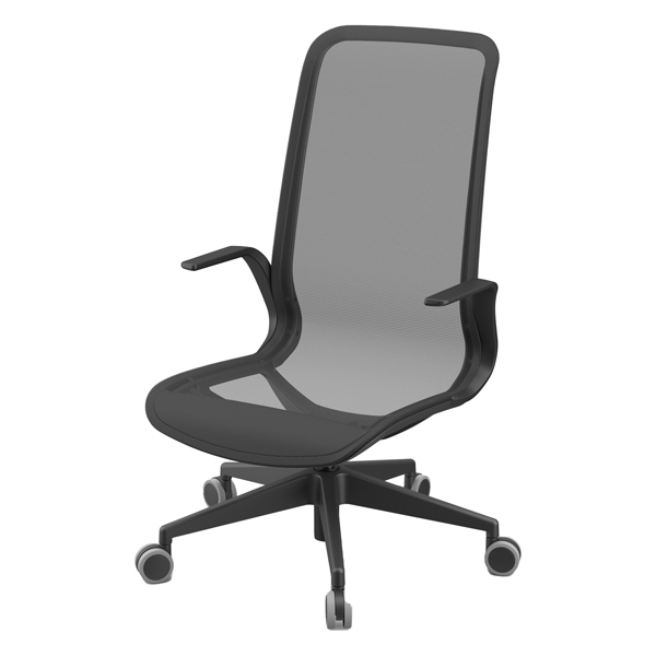  Poltrona direzionale Marilyn MYPFA - con braccioli inclusi - nero - Unisit 