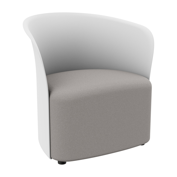  Poltrona Crown bianco Paperflow 