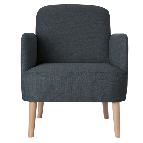  Poltrona Brooks - grigio antracite - Paperflow 