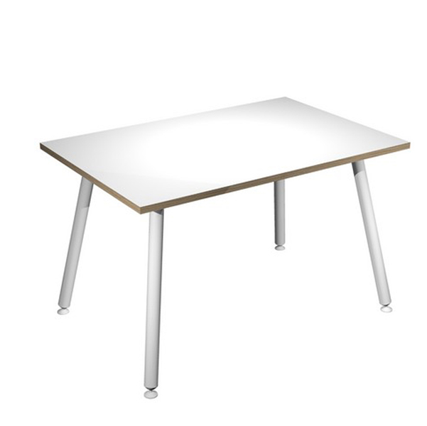  Scrivania Skinny Metal - 120 x 80 x H 74,4 cm - bianco 