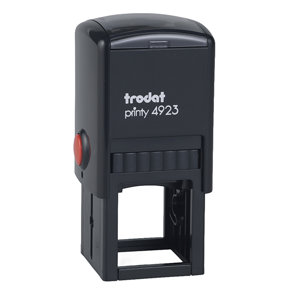  Timbro quadrato 4923 - personalizzabile - 30 x 30 mm - 7 righe - autoinchiostrante - Trodat 