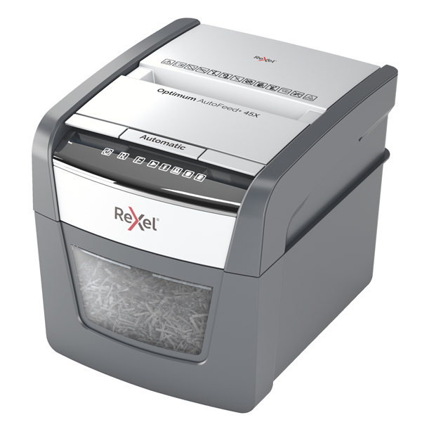  Distruggidocumenti Optimum AutoFeed+ 45X - a frammenti - Rexel 