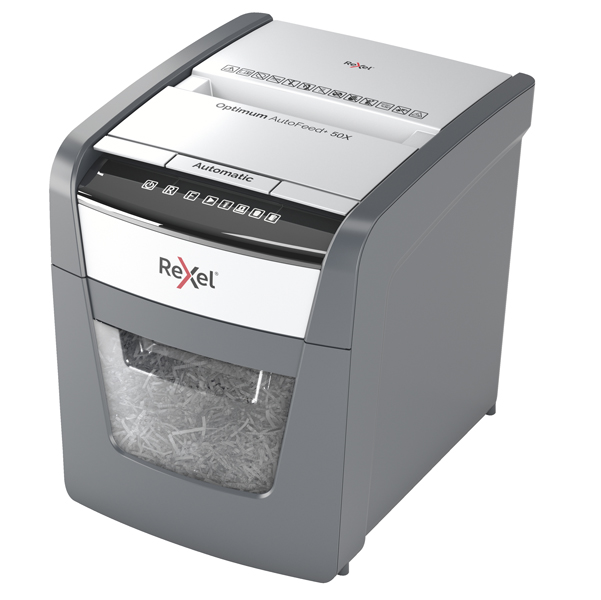  Distruggidocumenti Optimum AutoFeed+ 50X - a frammenti - Rexel 