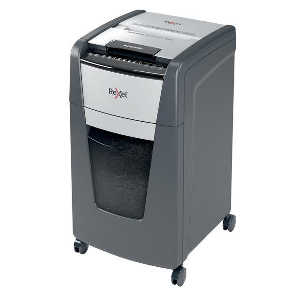 Distruggidocumenti Optimum AutoFeed+ 300X - a frammenti - Rexel 