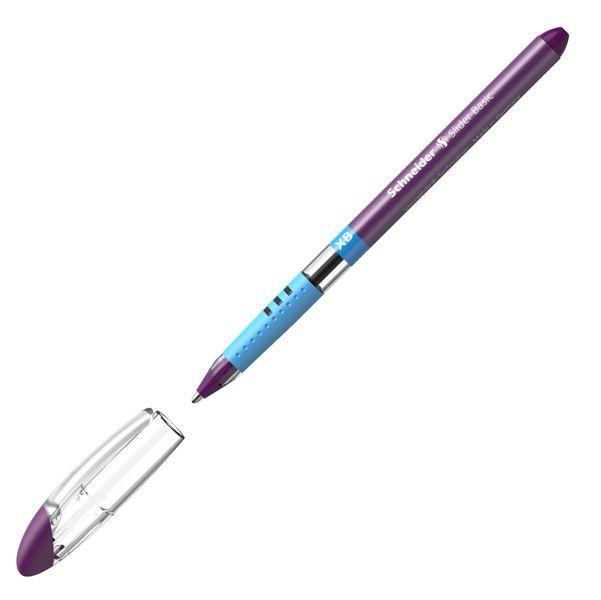  Penna a sfera Slider Basic - punta XB - viola - Schneider 