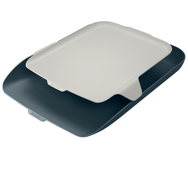  Vaschetta portacorrispondenza - con vassoio organizer Cosy - grigio - Leitz 