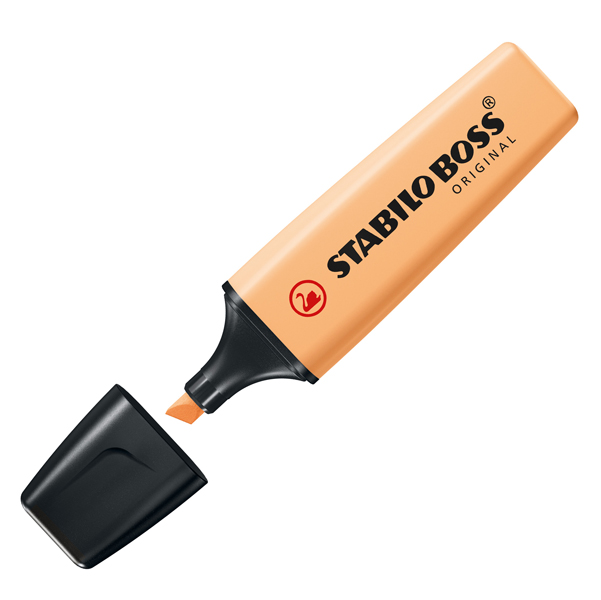  Evidenziatore Stabilo Boss Pastel - tratto 2 - 5 mm - arancione papaya 125 - Stabilo 