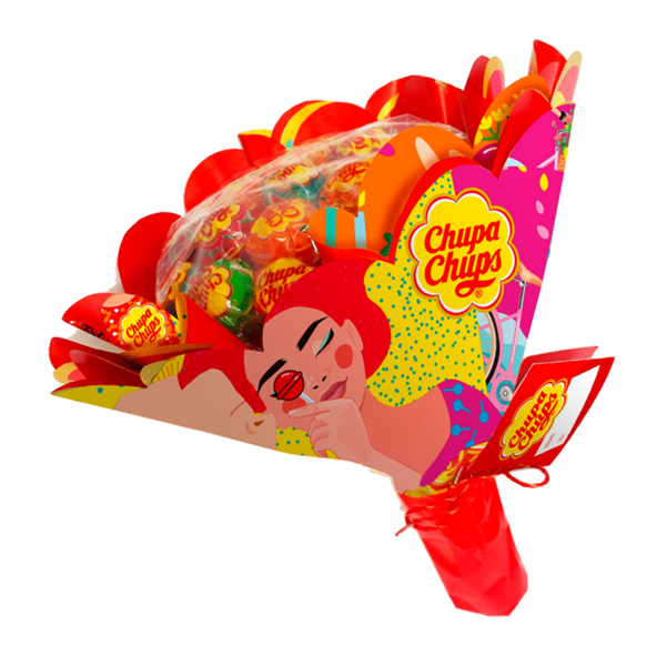  Chupa Chups - flower bouquet 19 pezzi 
