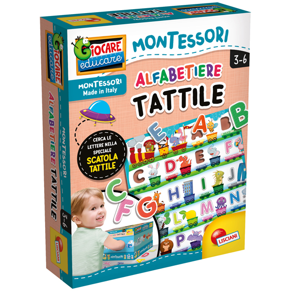  Alfabetiere tattile Montessori Plus Lisciani 