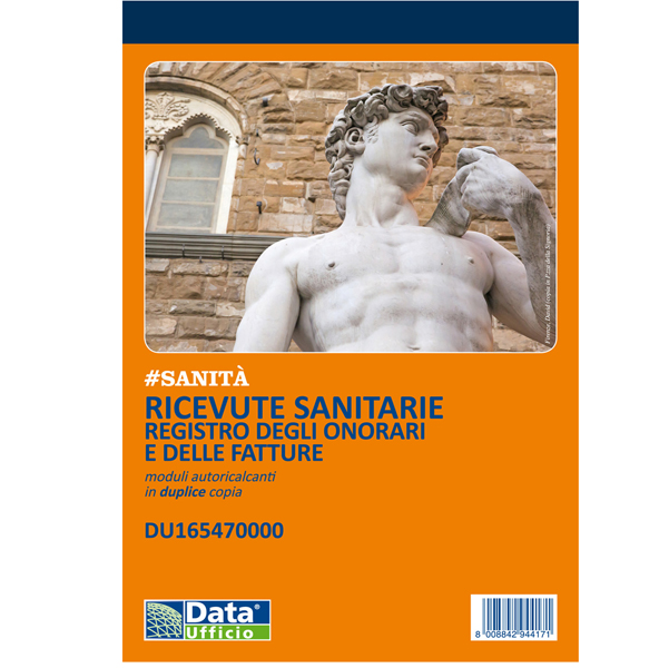  Blocco ricevute sanitarie - 50/2 autoricalcanti - 21,5x14,8cm - DU165470000 - Data Ufficio 
