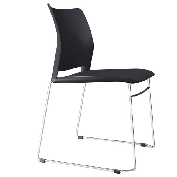  Seduta attesa Alpha APS - senza braccioli - nero - Unisit 