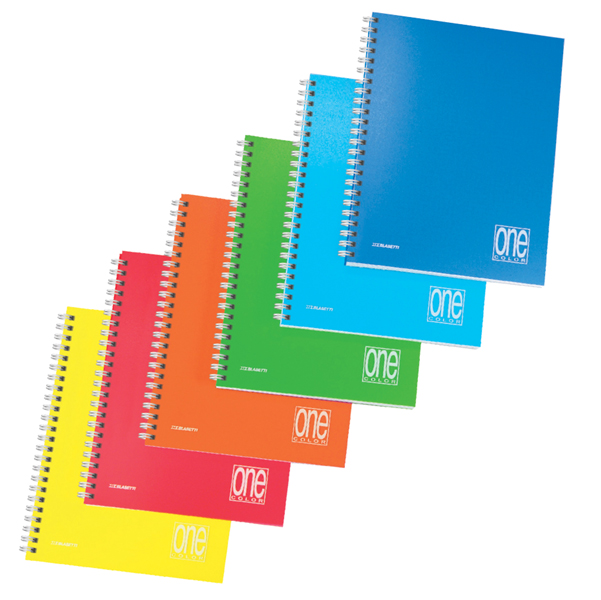  Maxiquaderno One Color PP - A4 - 4mm - 80+1 fogli - 80 gr - s/fori - spiralato - Blasetti 