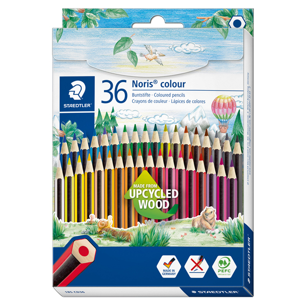  Matite colorate Noris Colour - in Wopex - colori assortiti - Staedtler - astuccio 36 pezzi 