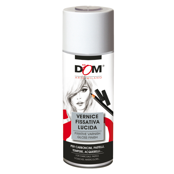  Vernice fissativa - lucida - 400 ml - DOM 