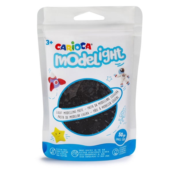  Pasta Model Light - 50 gr - nero - Carioca 