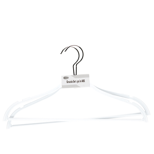  Set 2 grucce antiscivolo bianco 45x0,6cm 